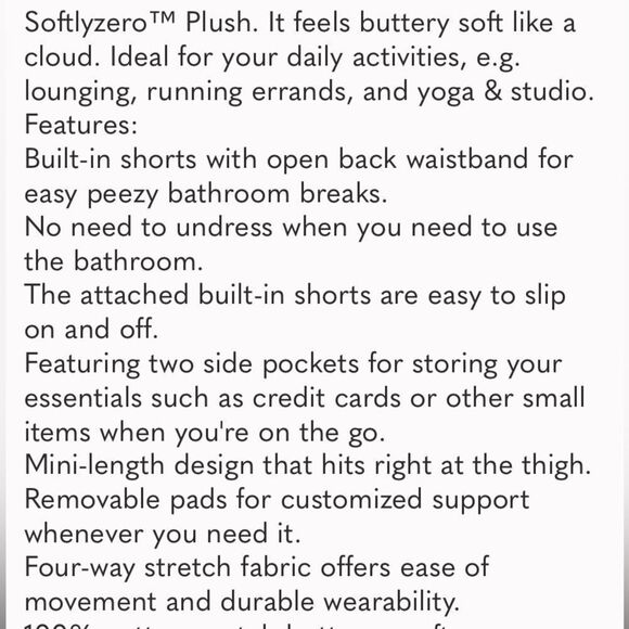 HALARA Dress Tennis Softlyzero Plush Easy Peezy Pickleball Yoga Pilates Black XS - Picture 15 of 16